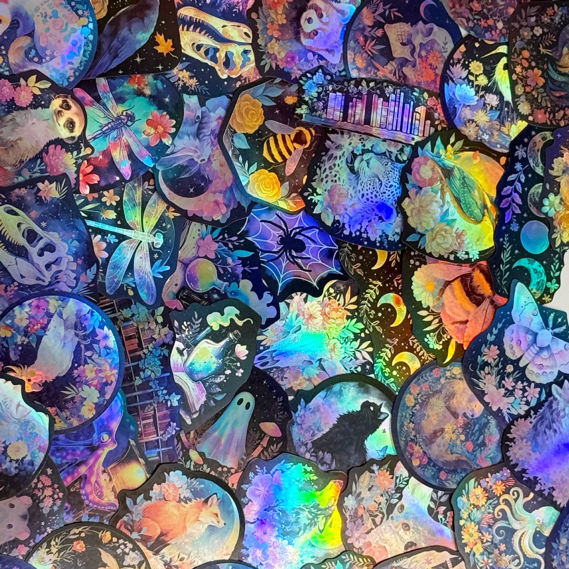 

Лазерные граффити-наклейки биологические 50 шт.