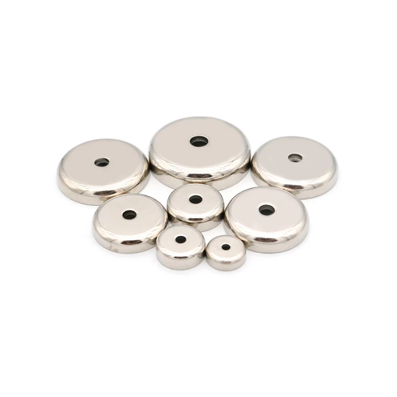 

Strong Neodymium Round Base Cup Magnet Rare Earth Magnets with Heavy Duty Countersunk Hole and Stainless Screws Magnet Searcher