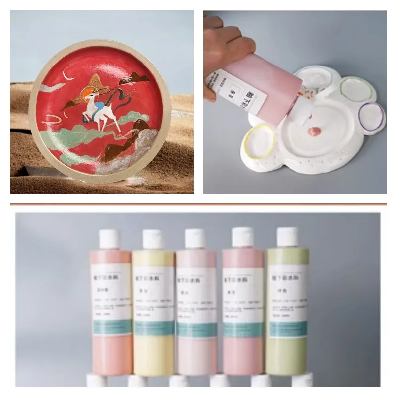 

500ml Pottery Underglaze DIY Painting Water Ceramic Pigment Student Children Concentrated Colorant Lead-free Non-toxic
