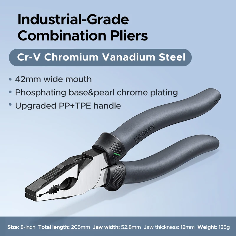 

UGREEN плоскогубцы для зачистки стальной проволоки острые большие плоскогубцы для резки скручивания и зажима металлических проводов