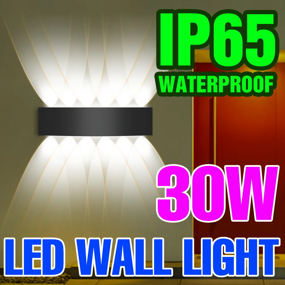 Купи IP65 Waterproof Outdoor Led Wall Lamp Interior Night Light Bedroom Bedside Lamp Stair Corridor Lighting 5W 10W 15W 20W 25W 30W за 438 рублей в магазине AliExpress