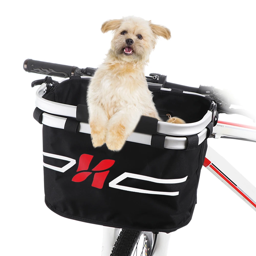 Pets Cat Seat Dog Carrier Bicycle Basket Pets Seat Bicycle Basket Front Removable Bike Basket Bag Cycling Accessories