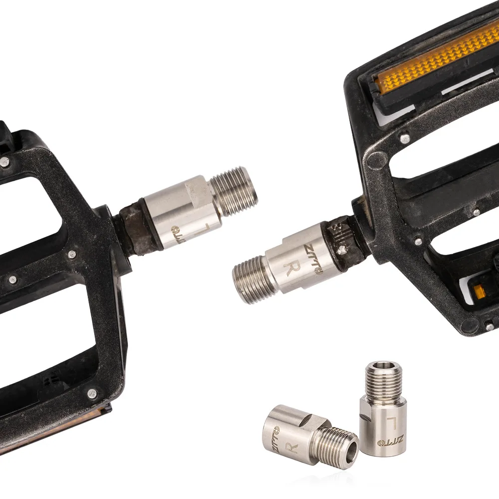 

Mountain Bike Pedal Extender Riding Comfort Natural Color Extends Pedal Axle Pedal Extension Shaft Chrome Molybdenum Steel