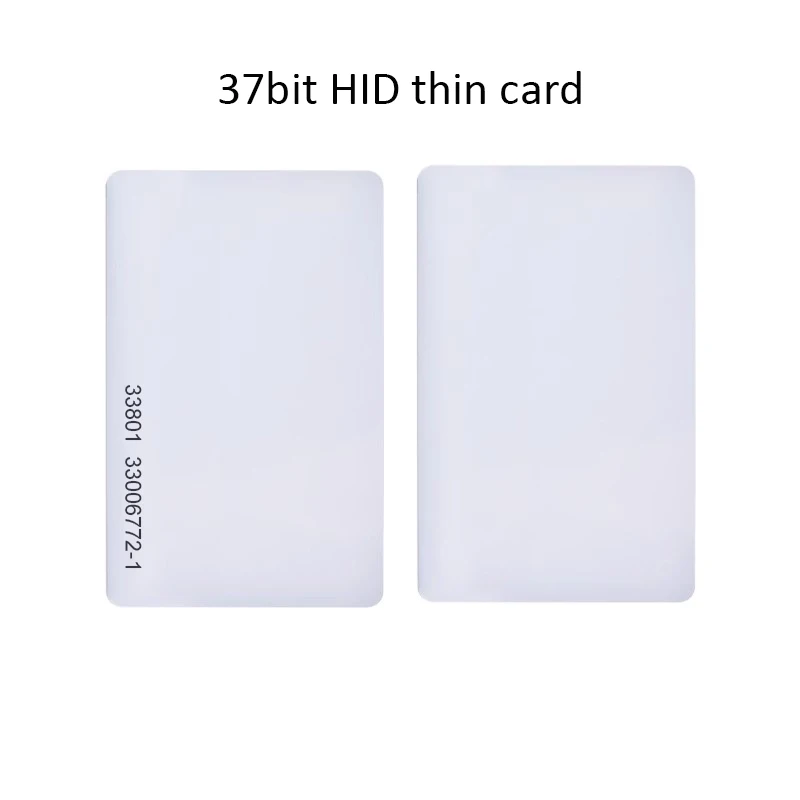 

26/37 бит 125 кГц H-ID-карта ПВХ бесконтактная карта RFID перезаписываемая близость тонкая записываемая перезаписываемая RFID-карта контроля доступа