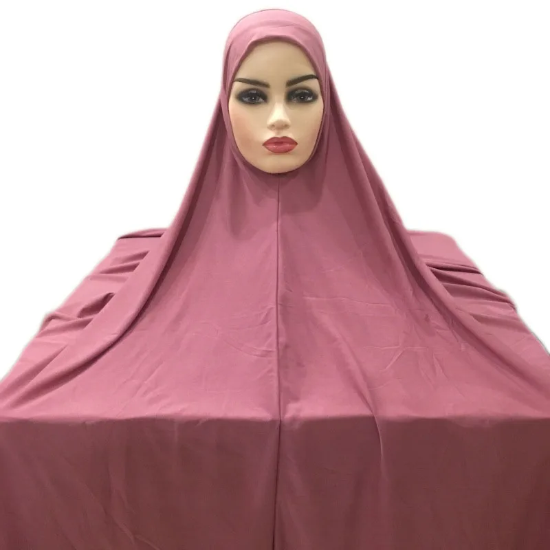 Muslim Women Hijab Large Scarf Overhead Eid Ramdan Prayer Clothes Arab Islamic Hijabs Head Wrap Shawl Hijab Underscarf Caps