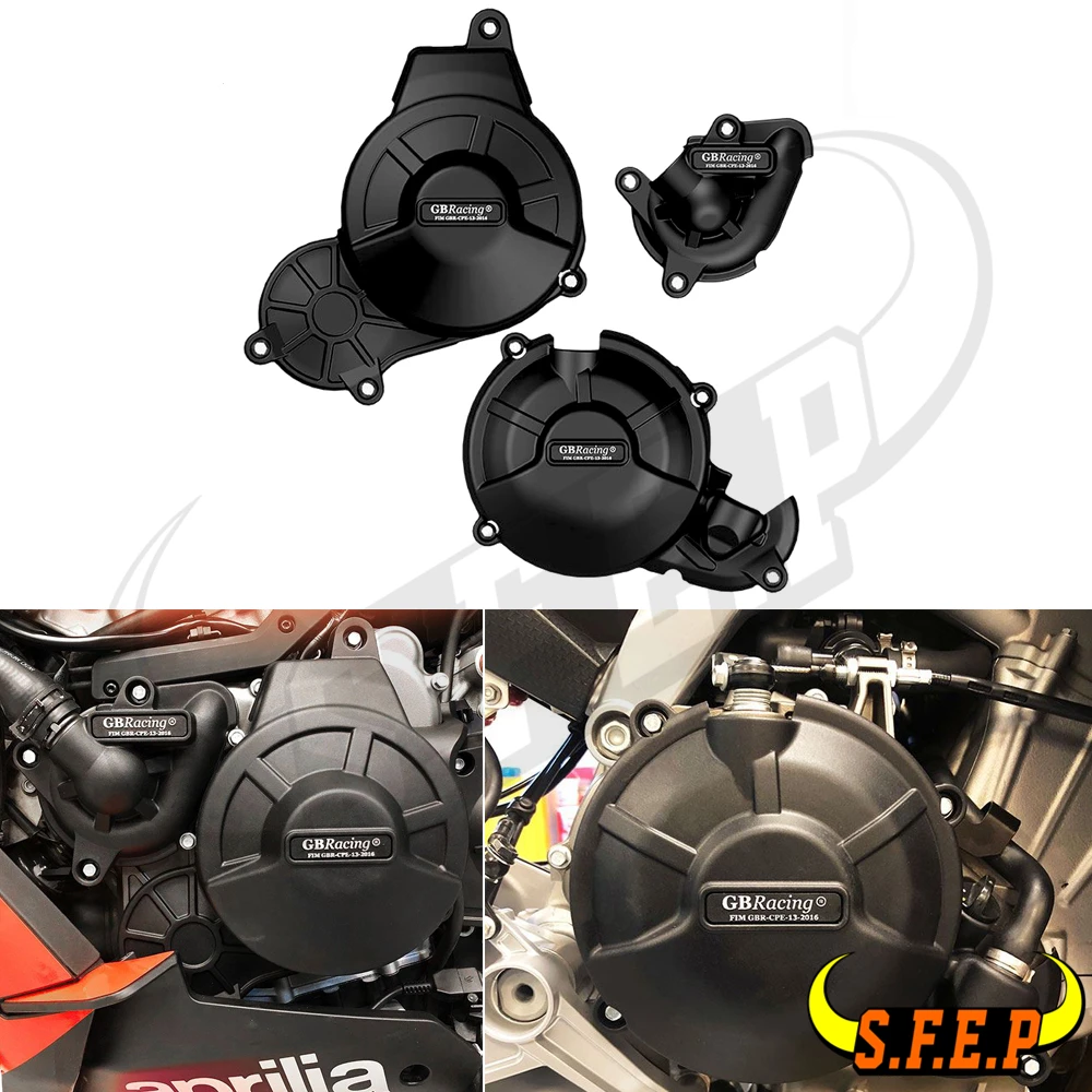

Motorcycle Engine Case Guard Protector Cover GB Racing For Aprilia RS660 2021-2022 / Tuono 660 2021-2022 Engine Cover Protector