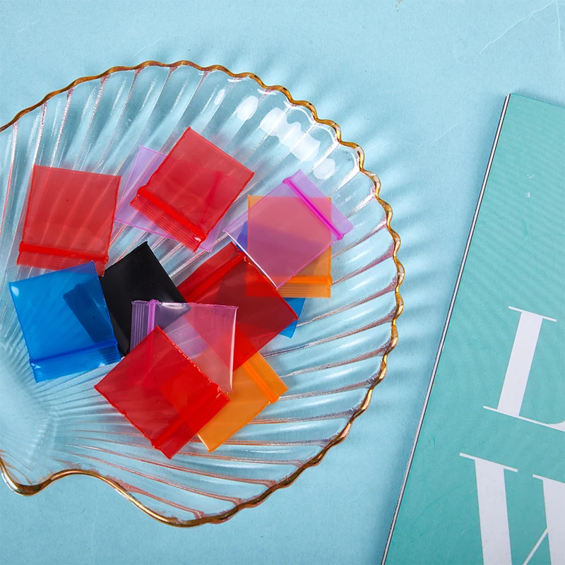 

100 шт., пластиковые пакеты на молнии для упаковки таблеток