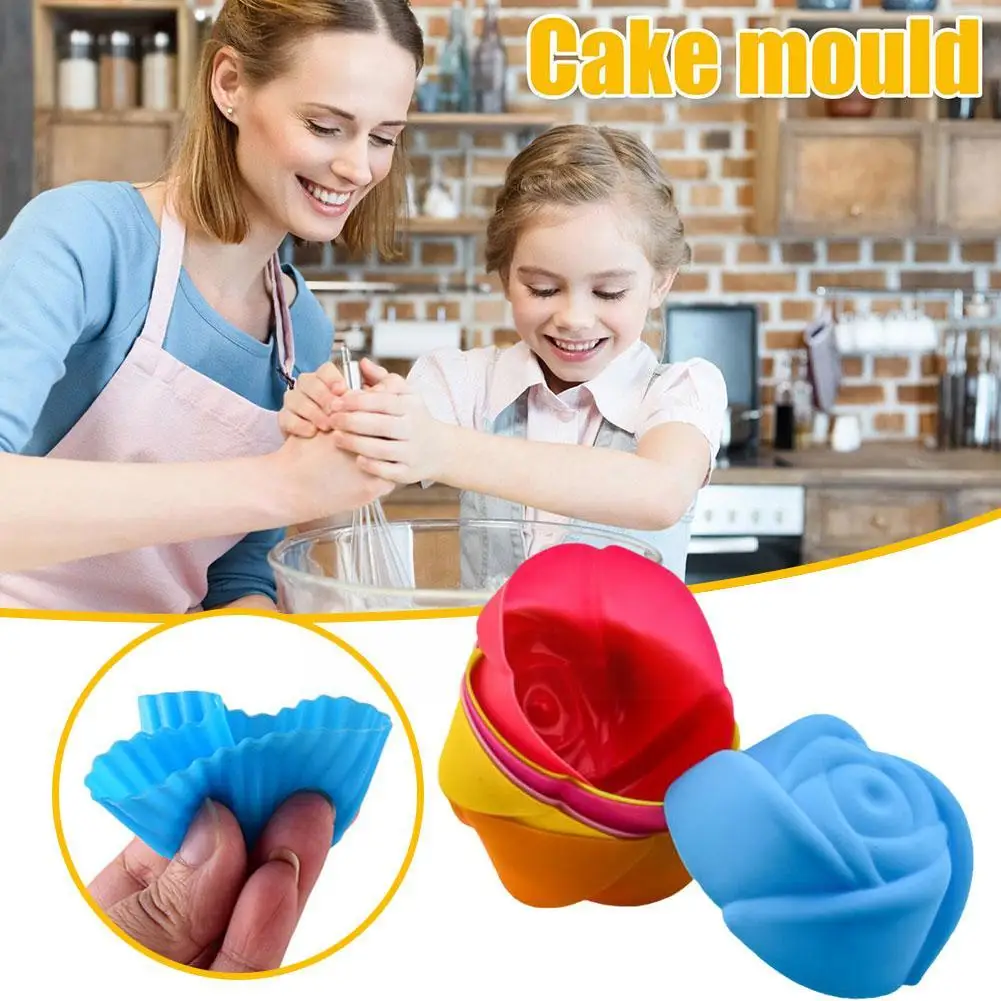 

Muffin Cup Cupcake Cup Color Silicone Cake Cup Mold Cake Silicone Baking Tool Accessories Cactus Molds Diy J1g5