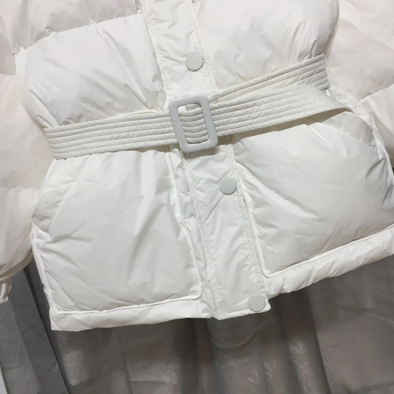 Down Jacket Woman Winter 2022 Black Hooded Puffer Padded Coat Tops Ladies New In Outerwear Warm Female Overcoat Parkas Clothing