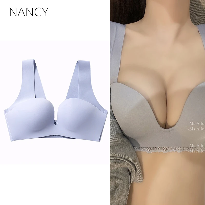 

Seamless Sports Yoga Underwear Women's No Steel Ring To Receive Auxiliary Breasts Small Chest Gather Adjustment Type Upper Suppo