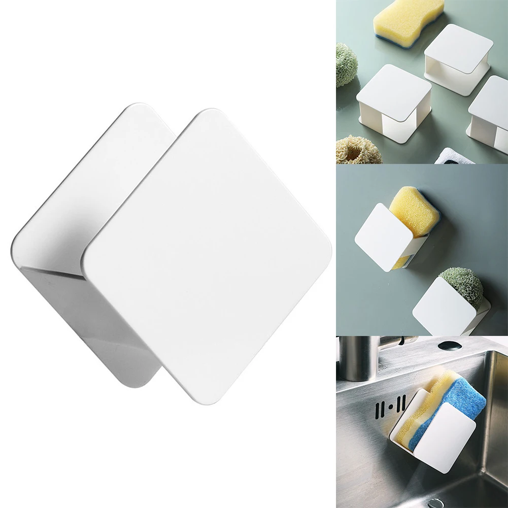 

Storage Rack Sink Sponge Holder Plastic Strainer Wire Ball Rag Organizer Bathroom Accessories Drain Storage Shelf