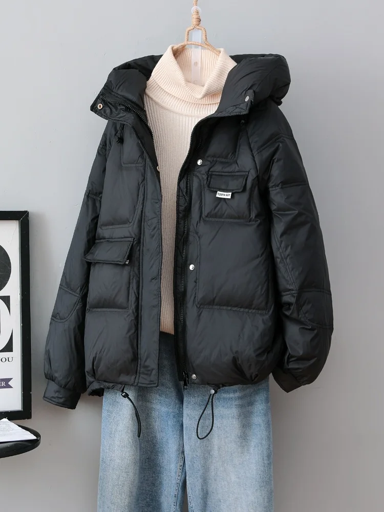 New Women Down Jacket Casual Style Autumn Winter Coats And Parkas Female Outwear