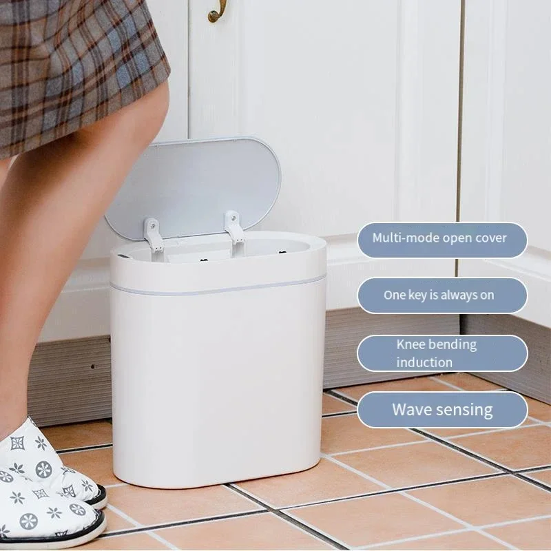 Мусорная корзина с умным датчиком для туалета кухни мусорного бака умная ванная