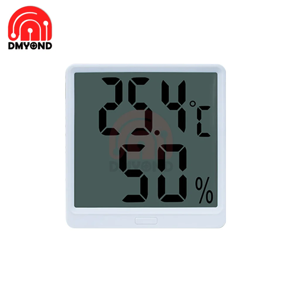 indoor lcd digital temperature and humidity meter electronic thermometer hygrometer weather station room thermometer free global shipping