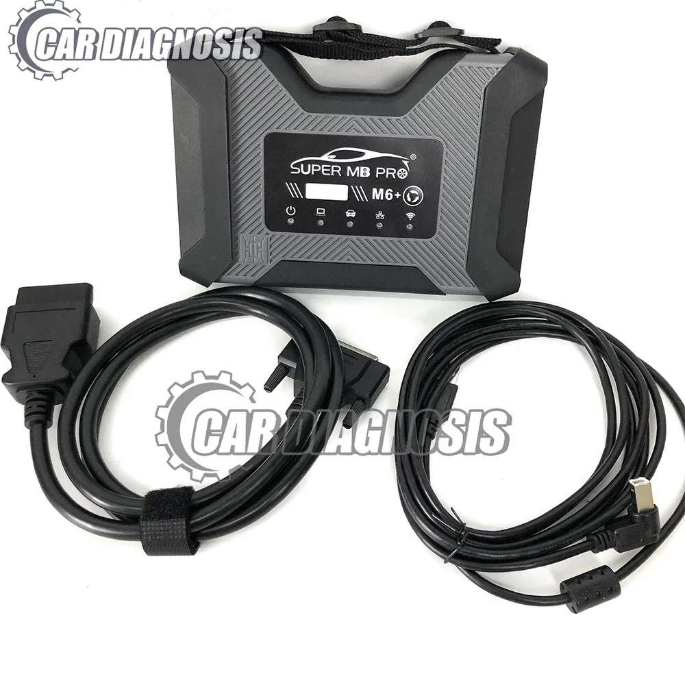 Фото Диагностический инструмент MB Super M6+ Pro Professional Connect MB Star M6 для Mercedes-Benz с поддержкой WiFi и DOIP XENTRY, подходит для легковых и грузовых автомобилей. №5