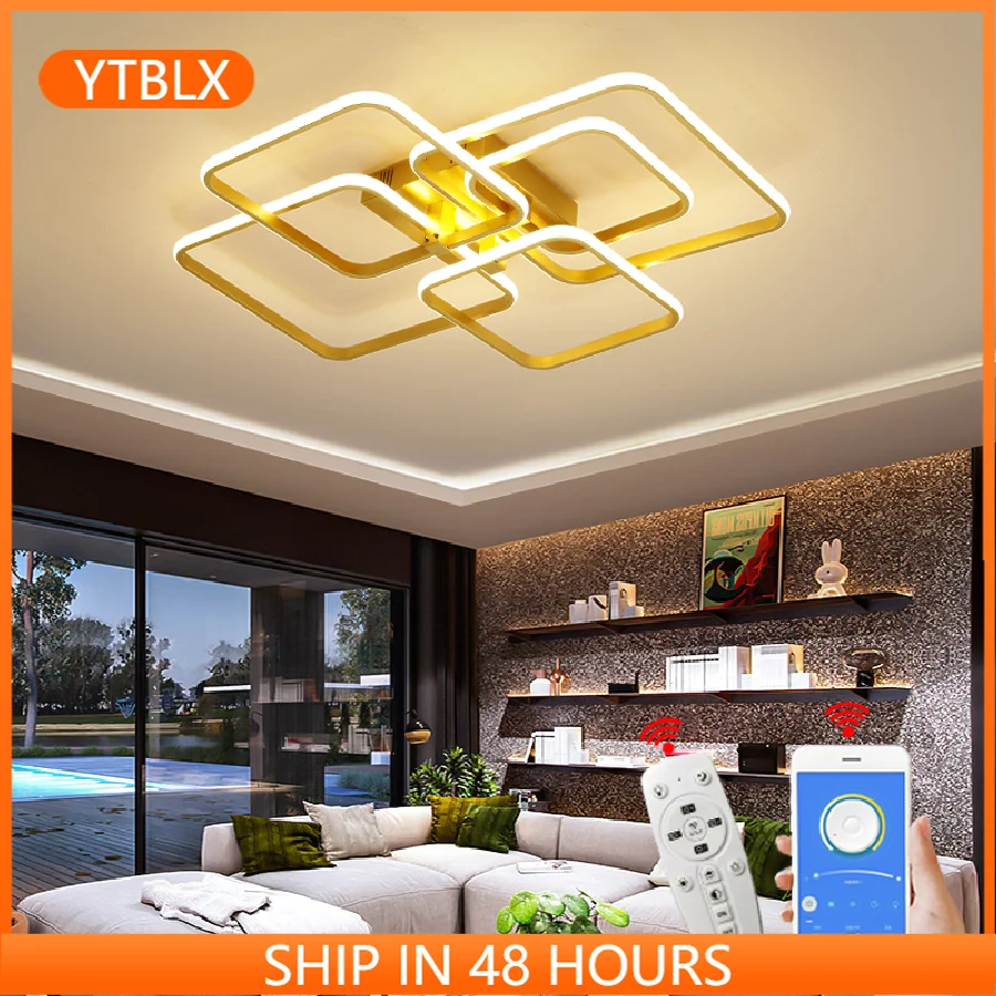 

Modern Led chandeliers For Living Room Study room Bedroom lights lampara techo decoration salon led chandelier fixtures 90-260V