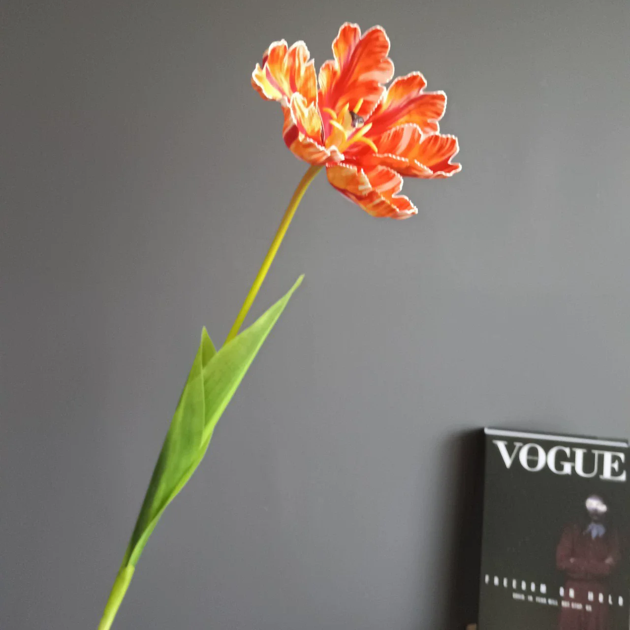 

Искусственный силиконовый тюльпан Flores 68 см