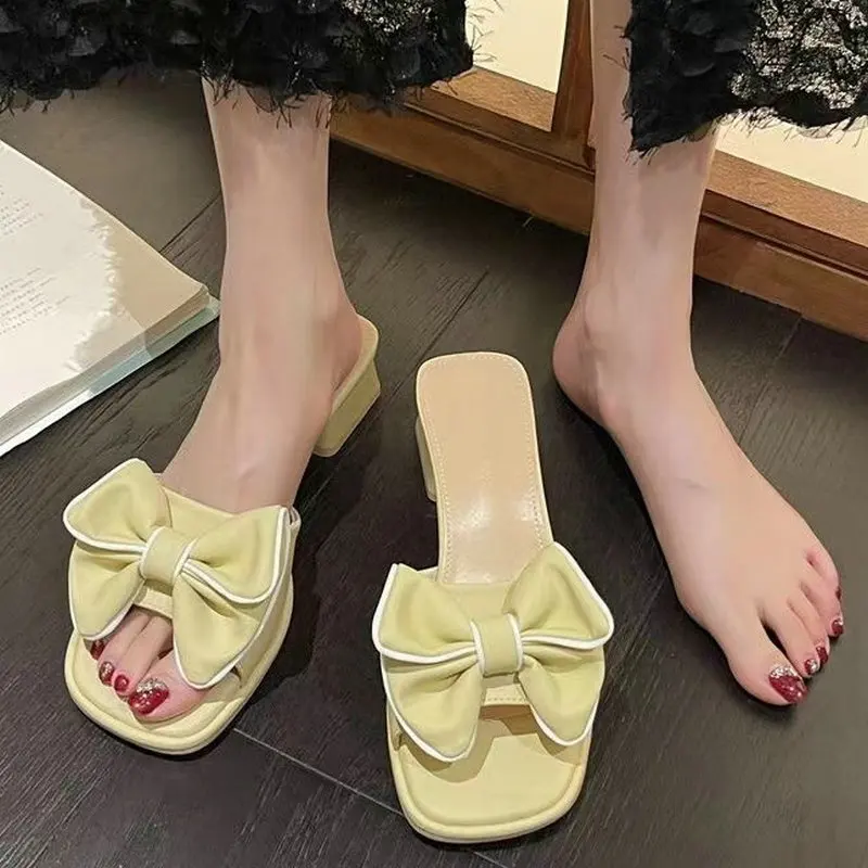 New 2023 Women's Shoes Summer Flats Casual Dress Fashion Female Slides Open-toe Slippers Women Slingback Sandals Zapatos Para
