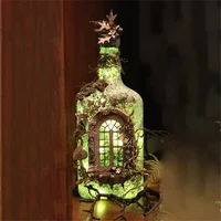Lighted Resin Ornament Garden Front Porch Sculpture Indoor Household Statue Living Room Decor Christmas Wedding Presents