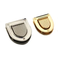 1pcs metal push lock durable zinc alloy twist lock novel design for bag luggage hardware diy leather craft accessorie