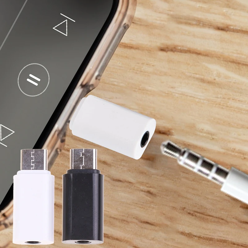 

Type-C Adapter Male To Female 3.5mm Audio Adapter For Macbook Xiaomi Huawei Honor 3.55mm Wired Headphone Adapter Support OTG