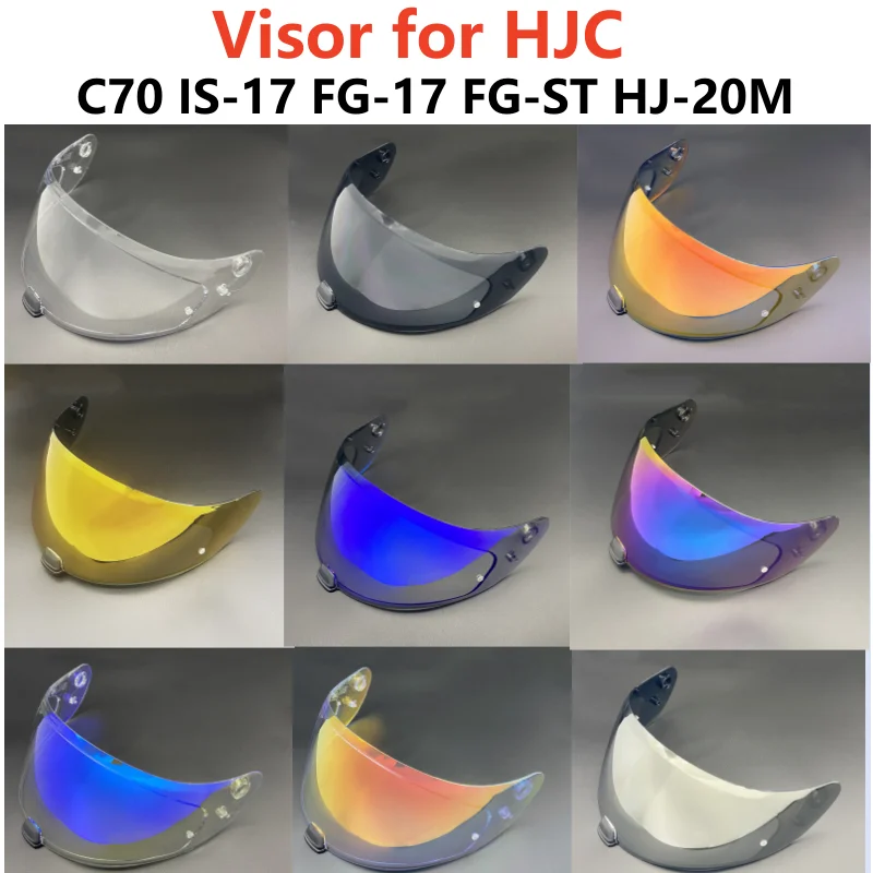 Helmet Visor for HJC C70 IS-17 FG-17 FG-ST HJ-20M Helmet Shield Sunscreen Cascos Windshield Motorcycle Helmet Accessories Parts