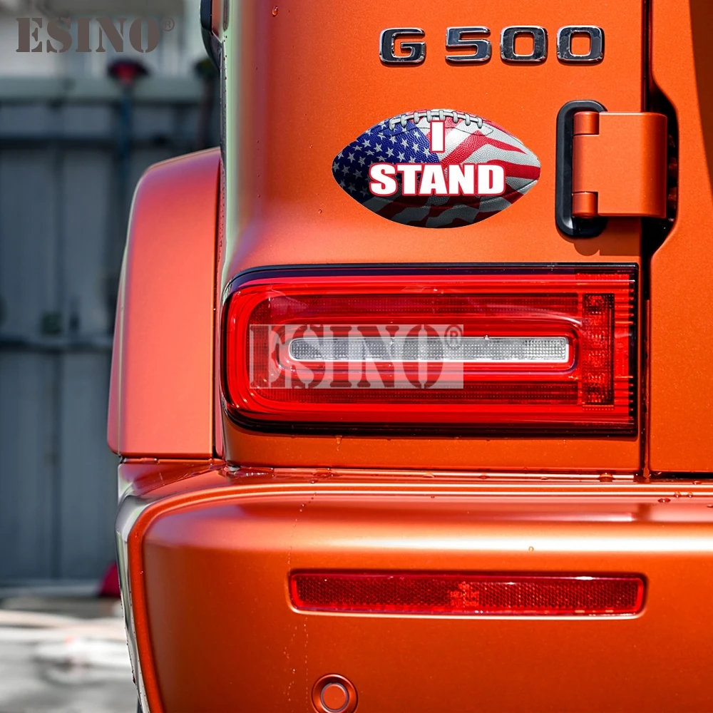 Я стоять США Америка национальный флаг декоративная наклейка мультфильм ПВХ