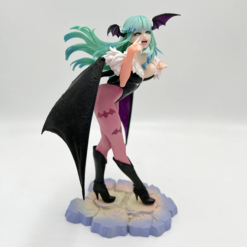23cm Darkstalkers Bishoujo Morrigan Aensland Sexy Anime Figure Vampire Hunter Action Adult Model Doll Toy |