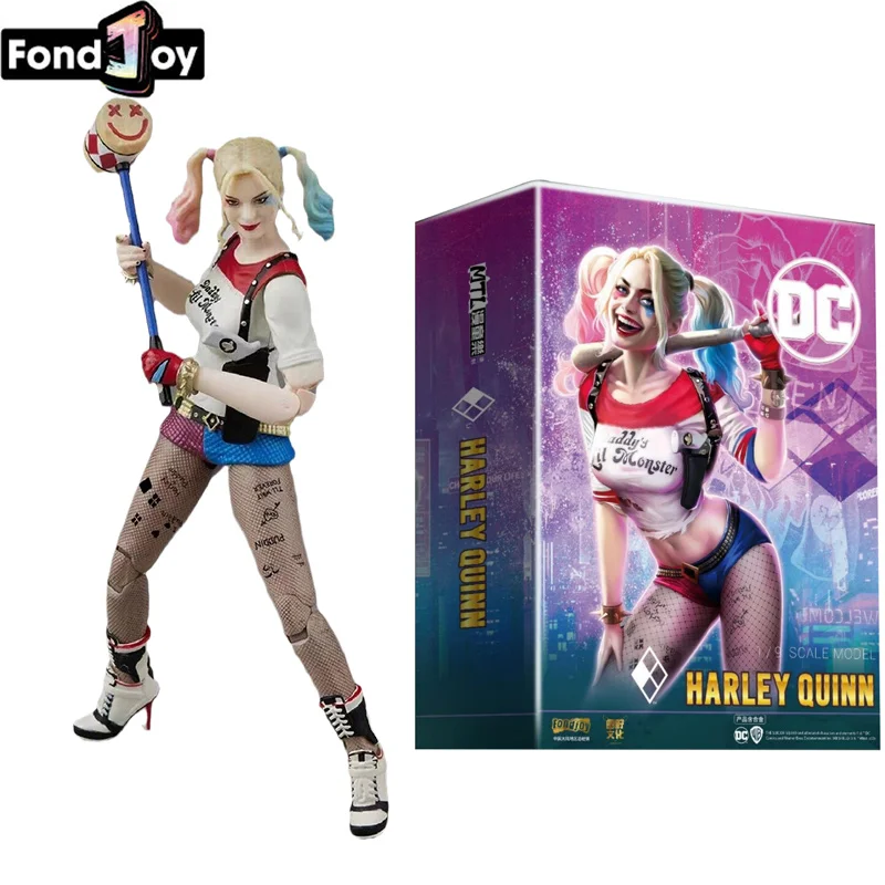Оригинальная экшн-фигурка в наличии Joy масштабе 1:9 DC Collection Harley Quinn фигурка Harleen Quinzel