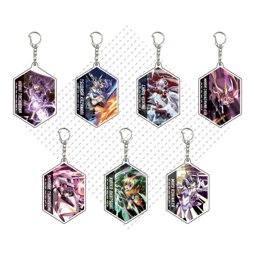 

Аниме Senki Zessho Symphogear, брелок, фигурка куклы Tachibana в виде гибами, казанари, Tsubasa, акриловая искусственная игрушка для подарка