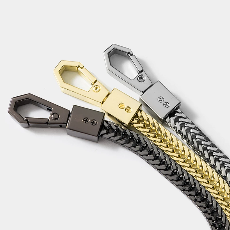 Alloy Snake Bone Chain Bag Straps Bags Accessories Women Metal New Replacement Shoulder Crossbody Strap for Handbags Universal