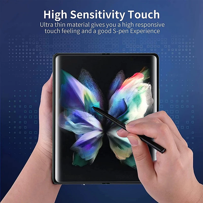 Фото Матовая гидрогелевая пленка 3 в 1 для OPPO Find N5 N6, прозрачная, из мягкого ТПУ, защита от отпечатков пальцев №5