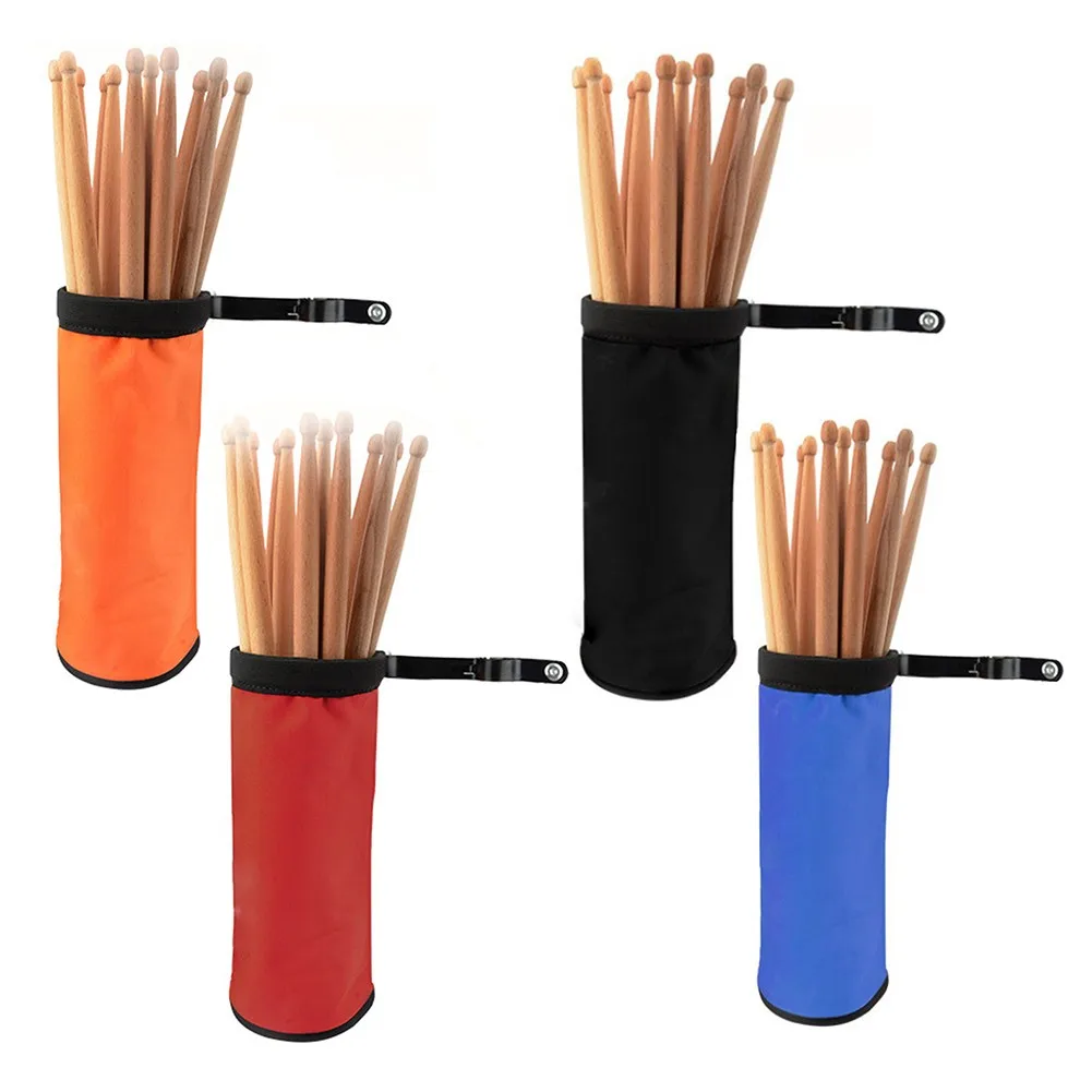 Waterproof Adjustable Drumstick Bag Drum Stick Holder With Clamp For Drumsticks For 8 Pairs Of Standard Drum Sticks Parts enlarge