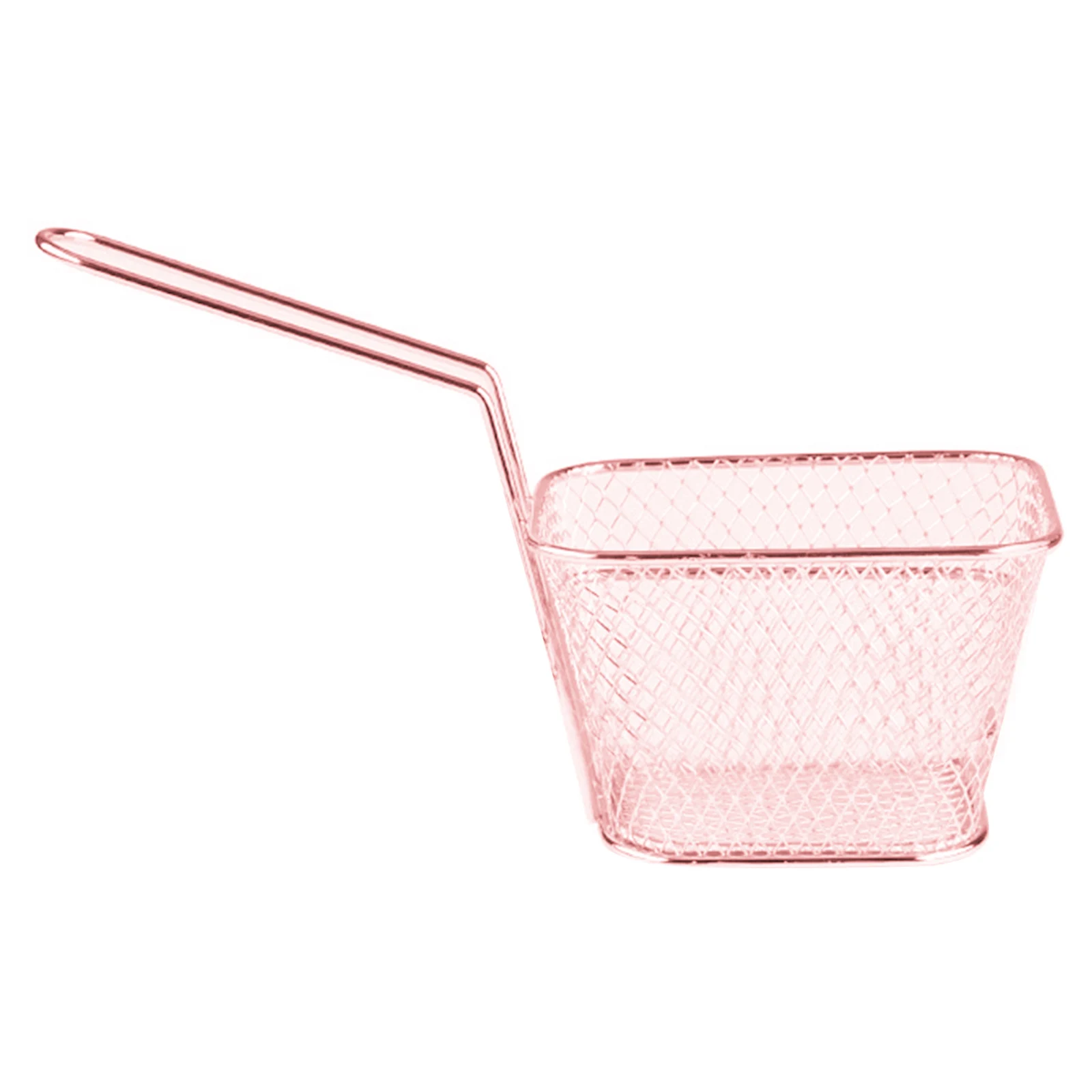 

French Fries Basket Snack Baskets Stainless Steel With Ergonomic Handle Multifunctional Cooking Tools Easy To Clean
