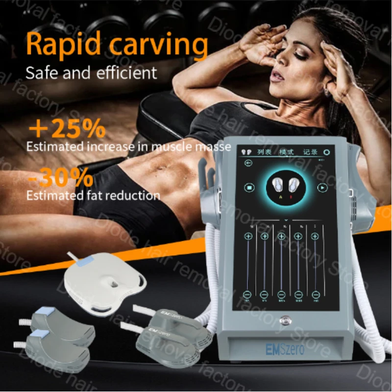 

DLS-EMSLIM Neo Abdominal Fat Burning and Muscle Gain 13 Tesla Carving Remove Fat Body sculpting EMSzero carving machine CE