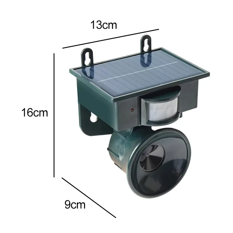 Солнечный ультразвуковой репеллент для животных — эффективный отпугиватель