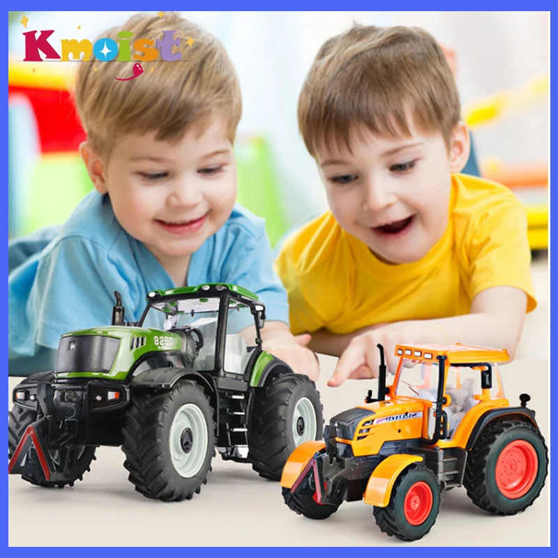 

Simulation Car Model 1:30 Tractor Die Cast Alloy Metal Sound and Pull Back Engineering Toys for Boys Gifts Collection Home Decor