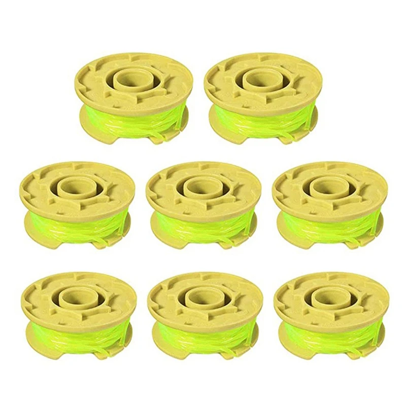 

8PCS AC80RL3 Replacement Spool Line For Ryobi One Plus+ 18V, 24V, And 40V Cordless Trimmers, Weed Eater String Auto-Feed