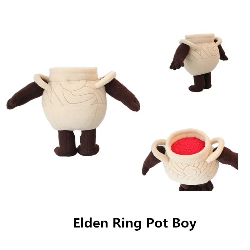 

New Pot Boy Plush Game Doll Elden Ring Model Character Plush Toy Peluche Toys Soft plush Gift for Kids Adult Christmas Gift