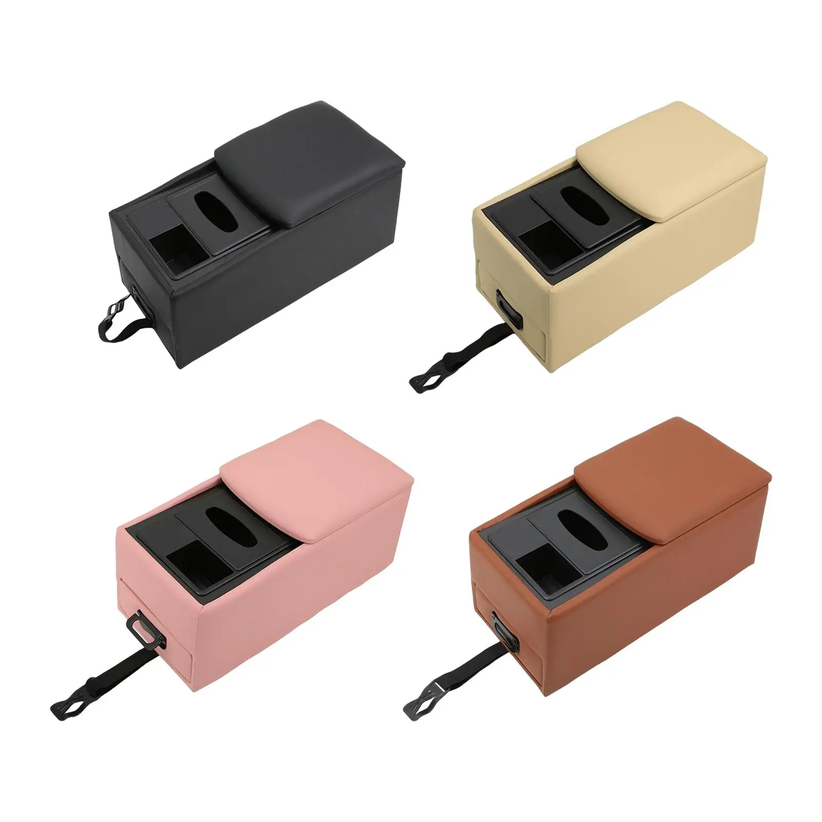 

Rear Central Armrest Box Large Capacity with Card Slot Tissue Box for Atto 3