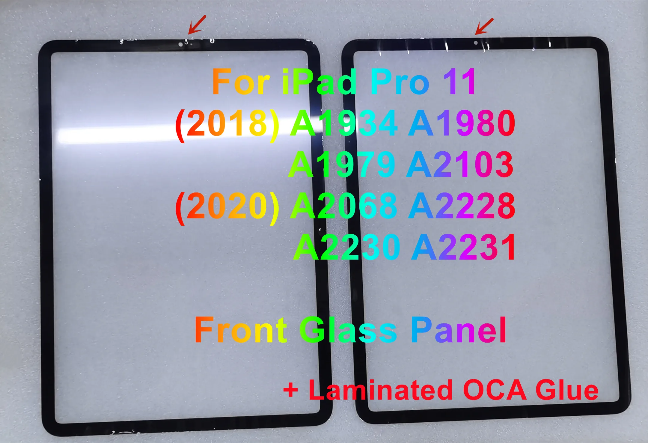 11 дюймов для iPad Pro pro11 (2018) A1934 A1980/A1979 A2103 (2020) A2068 A2228 A2230 A2231 передняя стеклянная