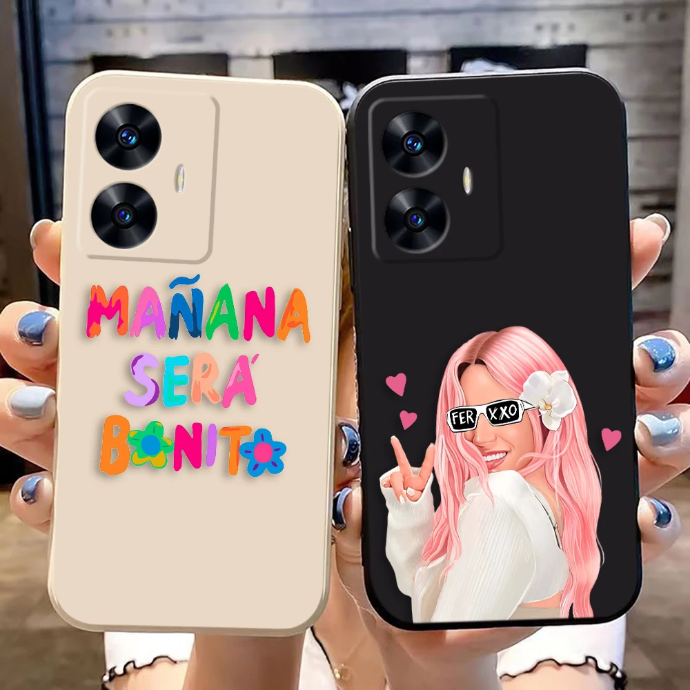 K-Karol G Manana Sera Bonito Чехол для телефона Realme C65 C63 C53 C35 C55 C33 C30 C21Y C20 C12 C11 GT 2 XT NARAO 20 30 50 Capa