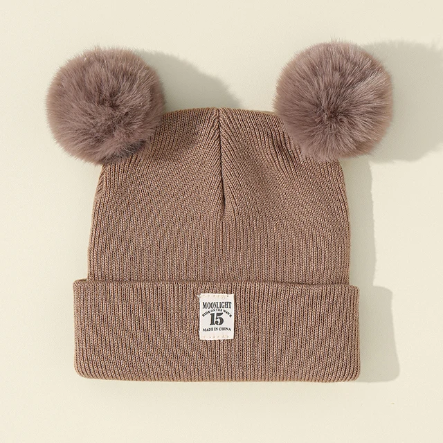 Baby Knitted Hat With Pom Pom 6