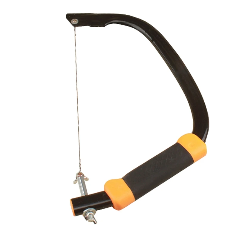 

Adjustable Saw U-Shape Coping Jig Saw With 20 Saw Blades Wood Craft Cutting Hand Tool Wire Frame Jade Saw Bow