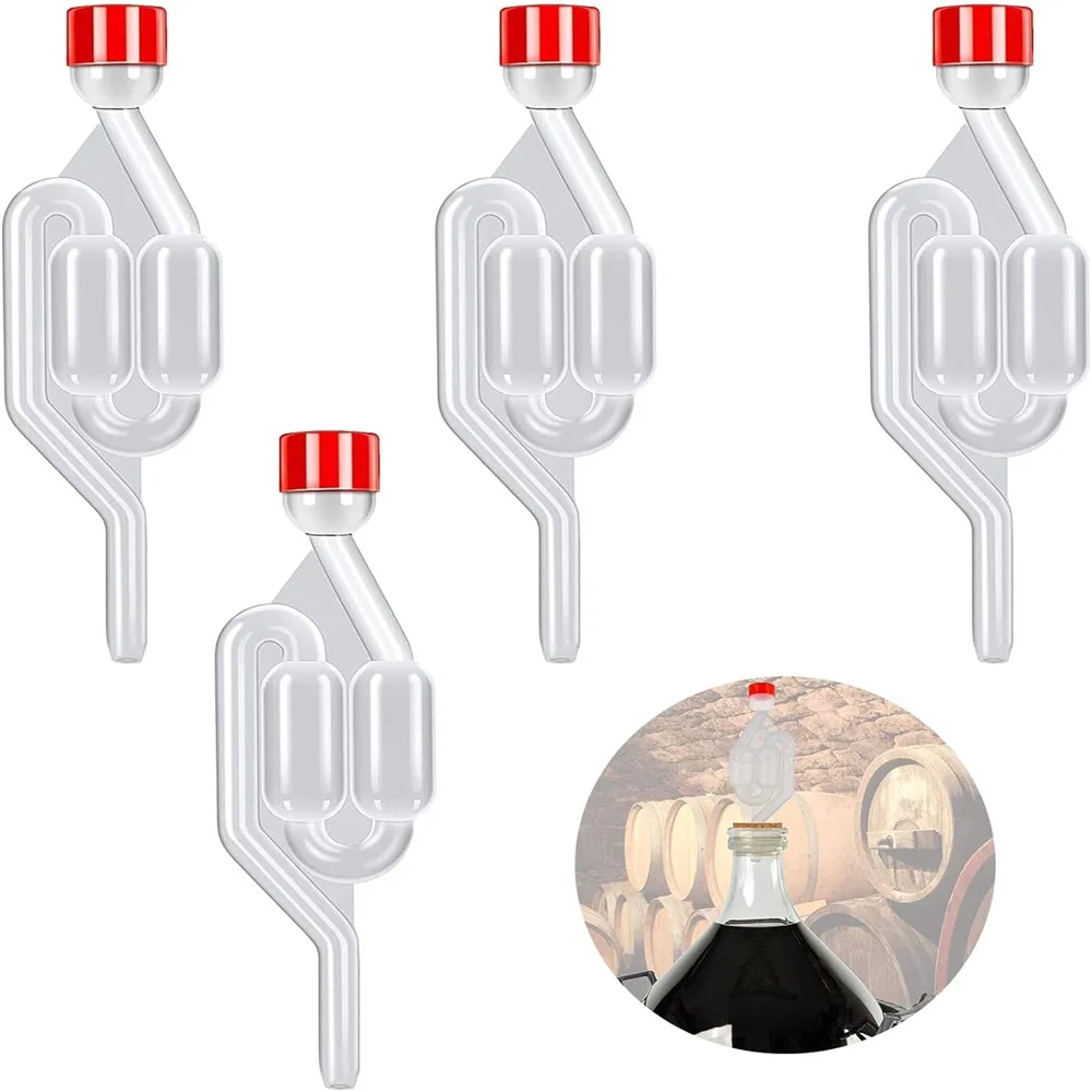 

Fermentation Airlock Brewing Airlock Fermentation Valve Bubbler Airlocks for Homebrew Beer Fermentation Wine Making Home Brewing