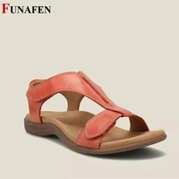 womens 2022 summer y2k style new flat arch solid color soft bottomed casual beach fashion sandals