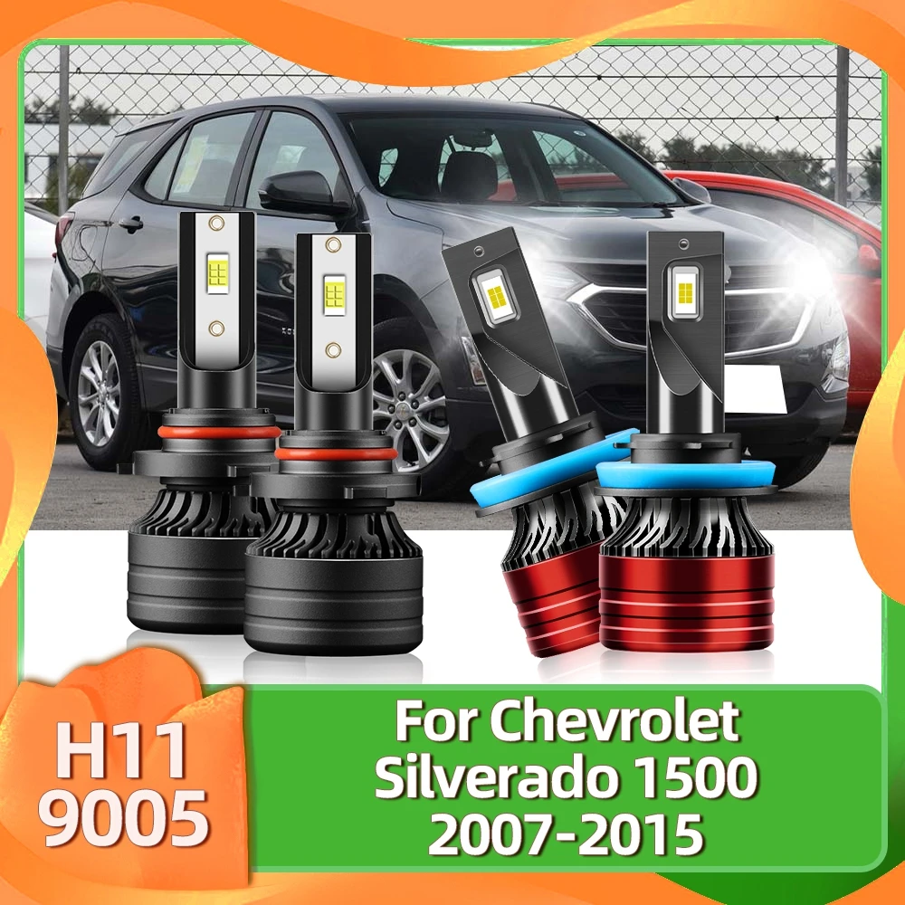 

LED Headlights 12V 18000LM 16000LM For Chevrolet Silverado 1500 Cars 2007 2008 2009 2010 2011 2012 2013 2014 2015 CSP Lamps 120W