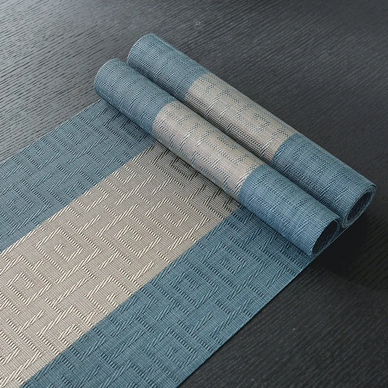 

Скатерть-дорожка Goghvinci CN Zhejiang винтажная полосатая