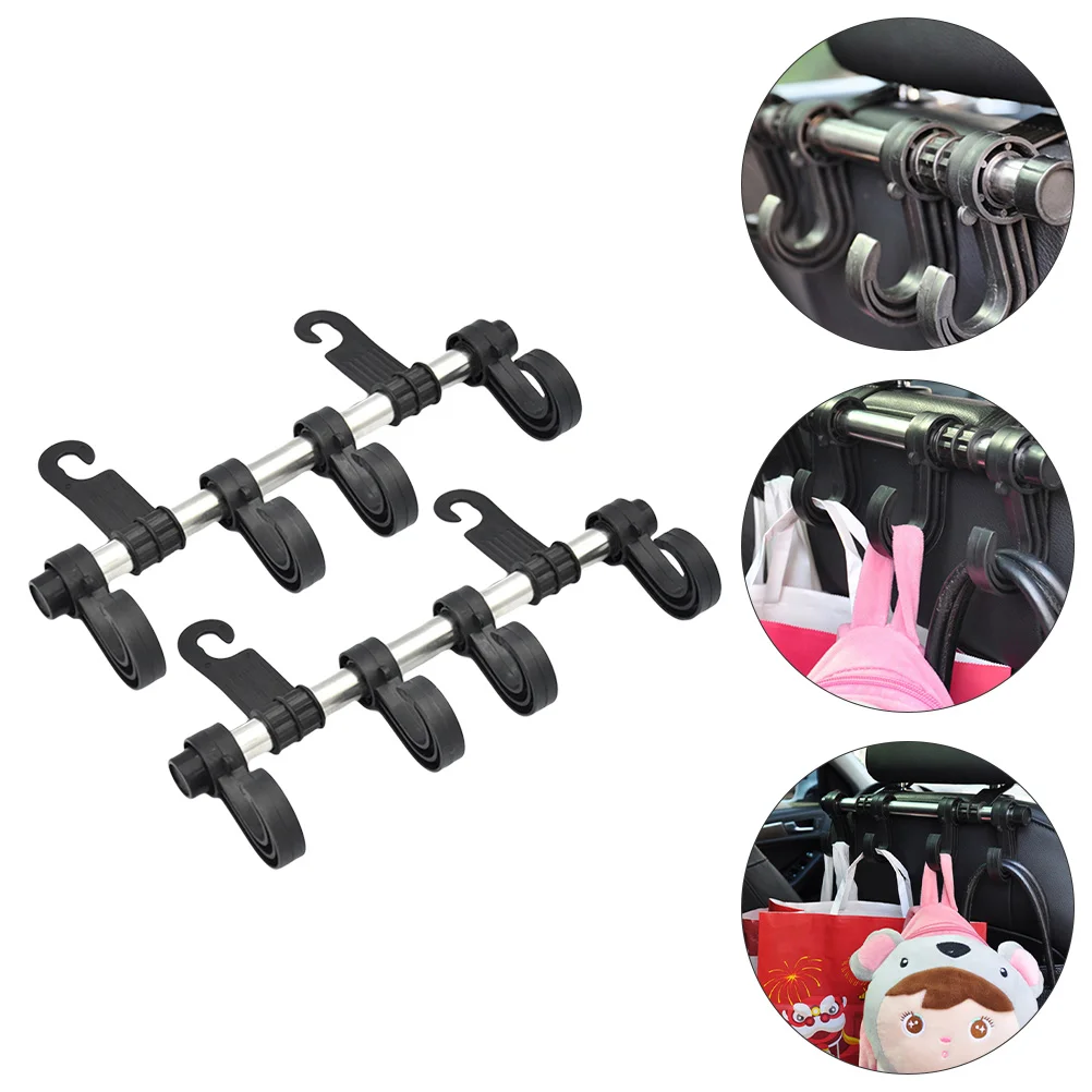 

2Pcs Car Hook Nice Fine Safe Tool Rack Back Hook Headrest Hanger