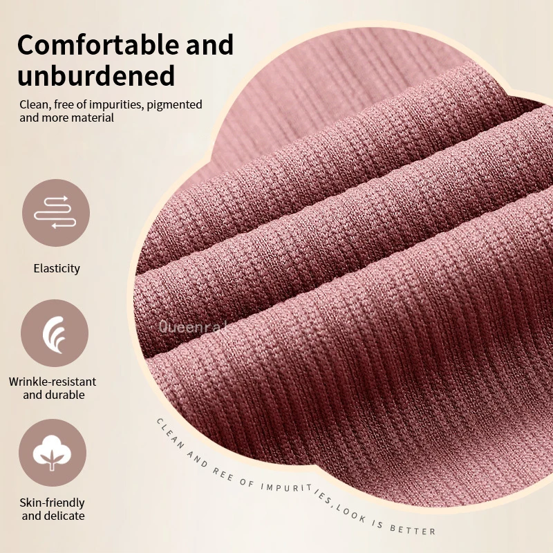 Термобелье бесшовный топ с длинным рукавом штаны леггинсы однотонный комплект